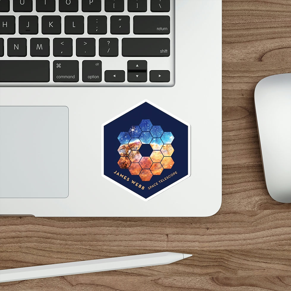 Thumbnail: Die-Cut Sticker Decal - Carina Honeycomb - James Webb Space Telescope