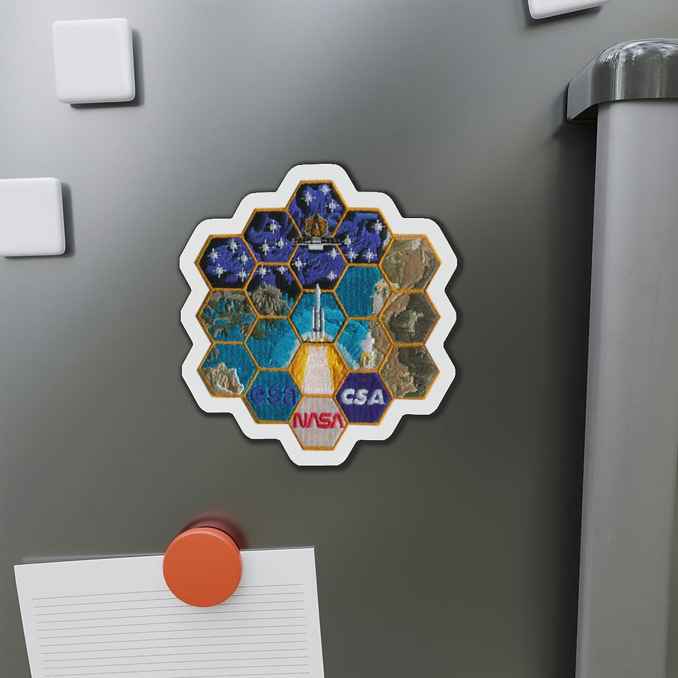 Thumbnail: JWST Magnet - Mission Patch - James Webb Space Telescope