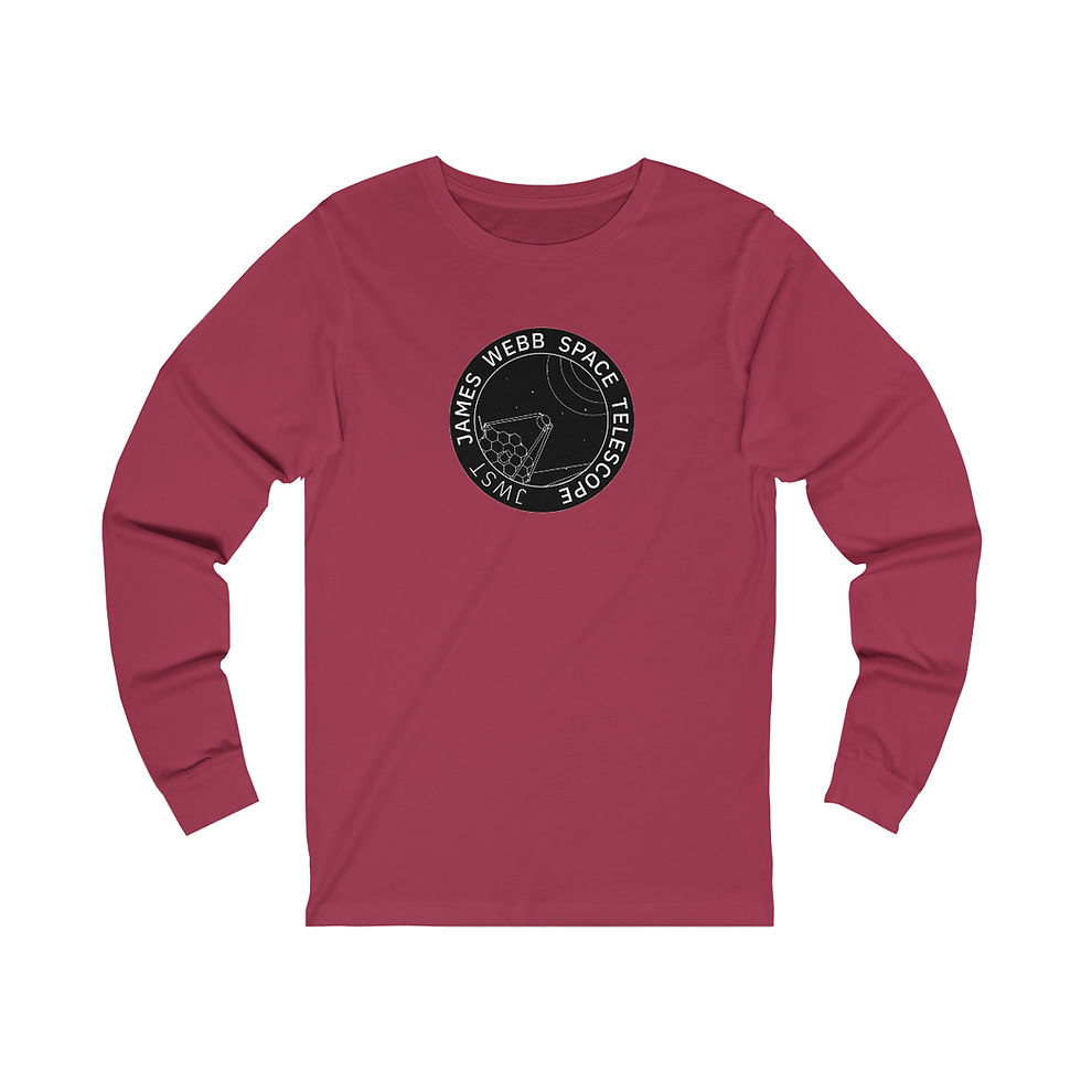 Miniature : Men's James Webb Space Telescope Round Logo Long Sleeve Shirt