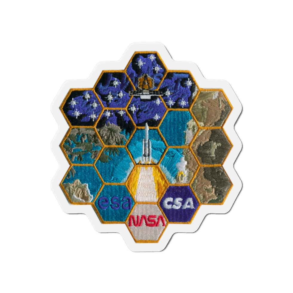 Miniature : JWST Magnet - Mission Patch - James Webb Space Telescope