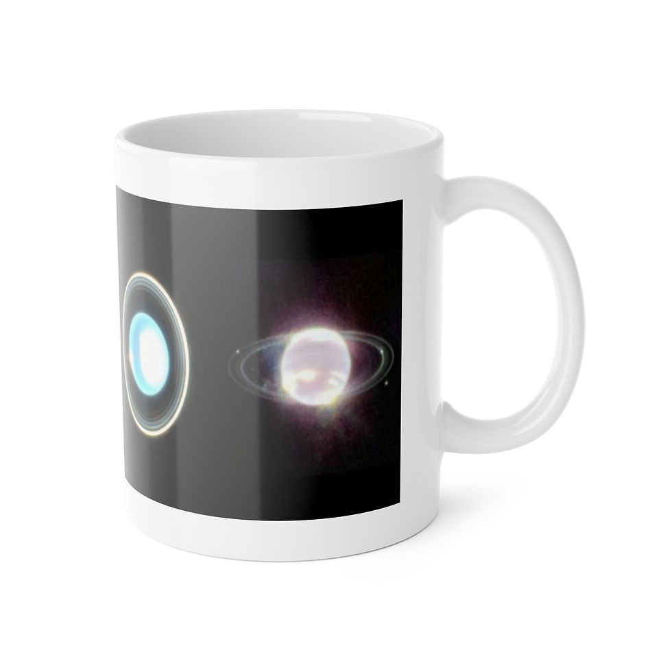 Thumbnail: Outer Planets - James Webb Space Telescope JWST 11oz Black Mug