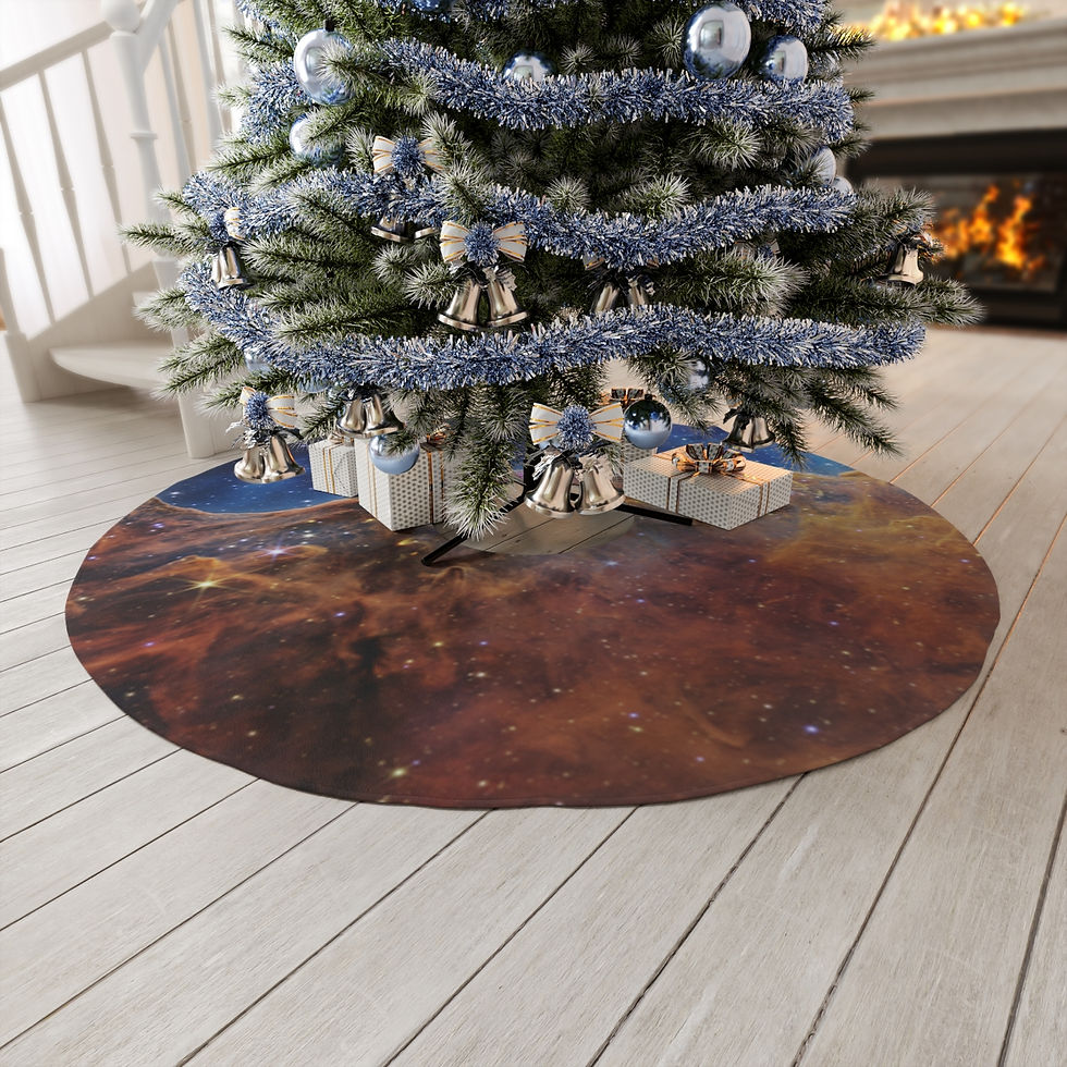 Thumbnail: James Webb Space Telescope - Carina Nebula Round Tree Skirt