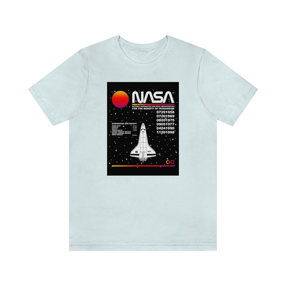 Miniatura: Men's NASA Rocket T-Shirt