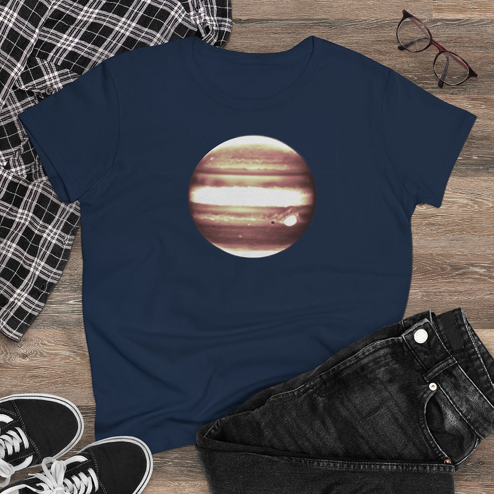 Miniature : Women's James Webb Space Telescope - Jupiter Cotton T-Shirt