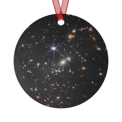 James b Space Telescope First Deep Field Metal Ornament b Depot
