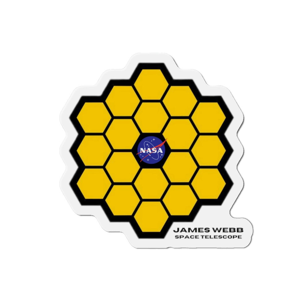 Miniature : JWST Magnet - NASA Honeycomb - James Webb Space Telescope