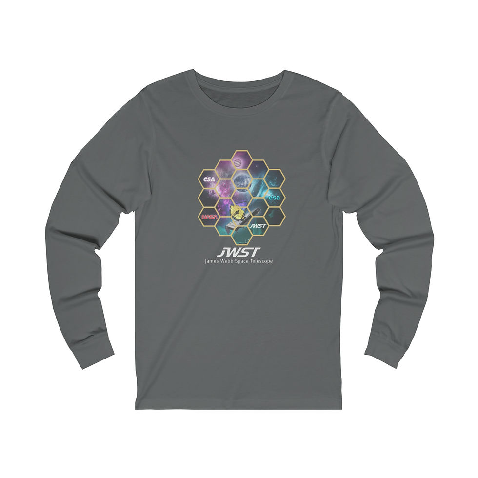 Miniature : Men's James Webb Space Telescope Exploration Honeycomb Long Sleeve Shirt