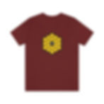 Thumbnail: Men's James Webb Space Telescope - Gold Abstract Honeycomb - JWST T-Shirt