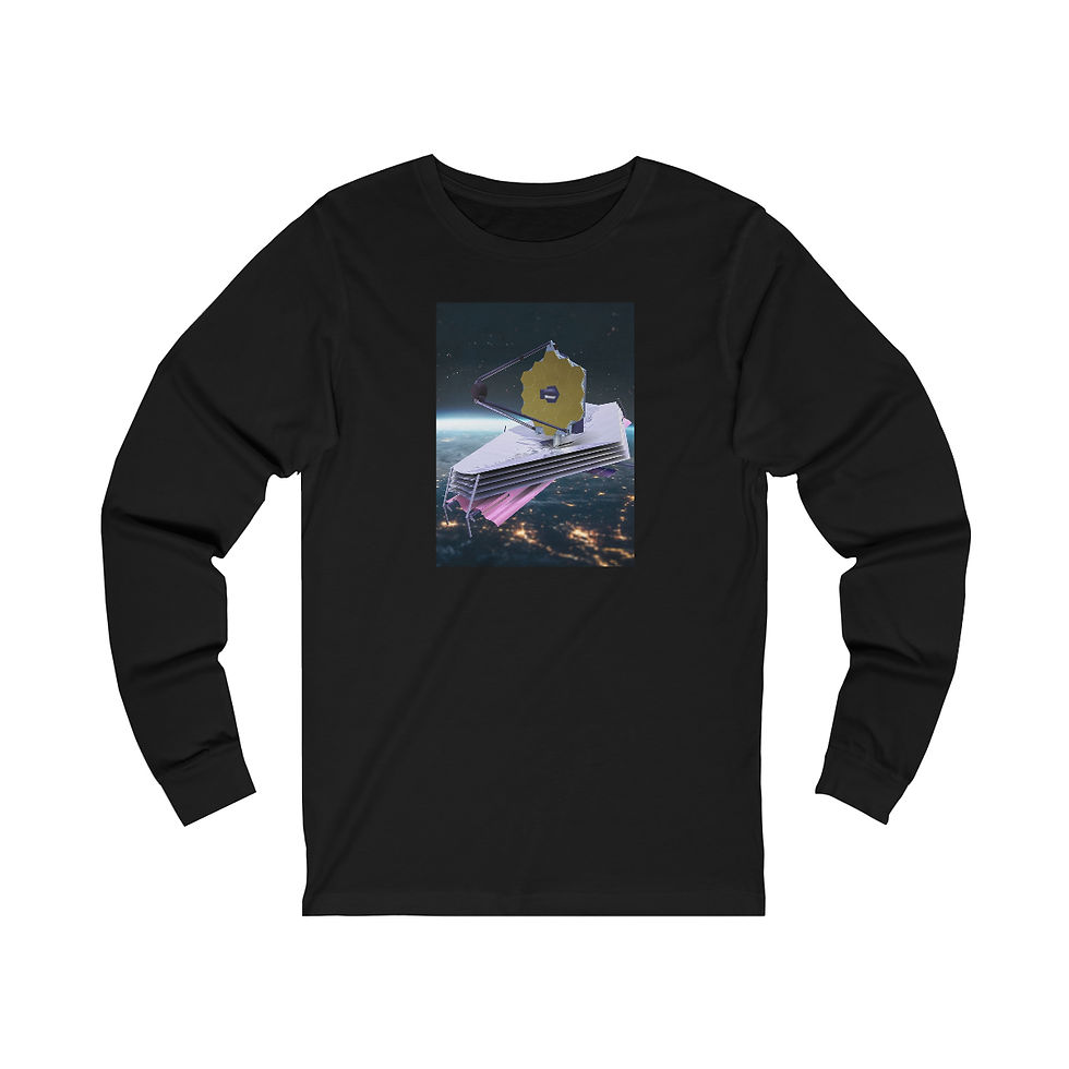 Miniature : Men's James Webb Space Telescope in Space Long Sleeve Shirt
