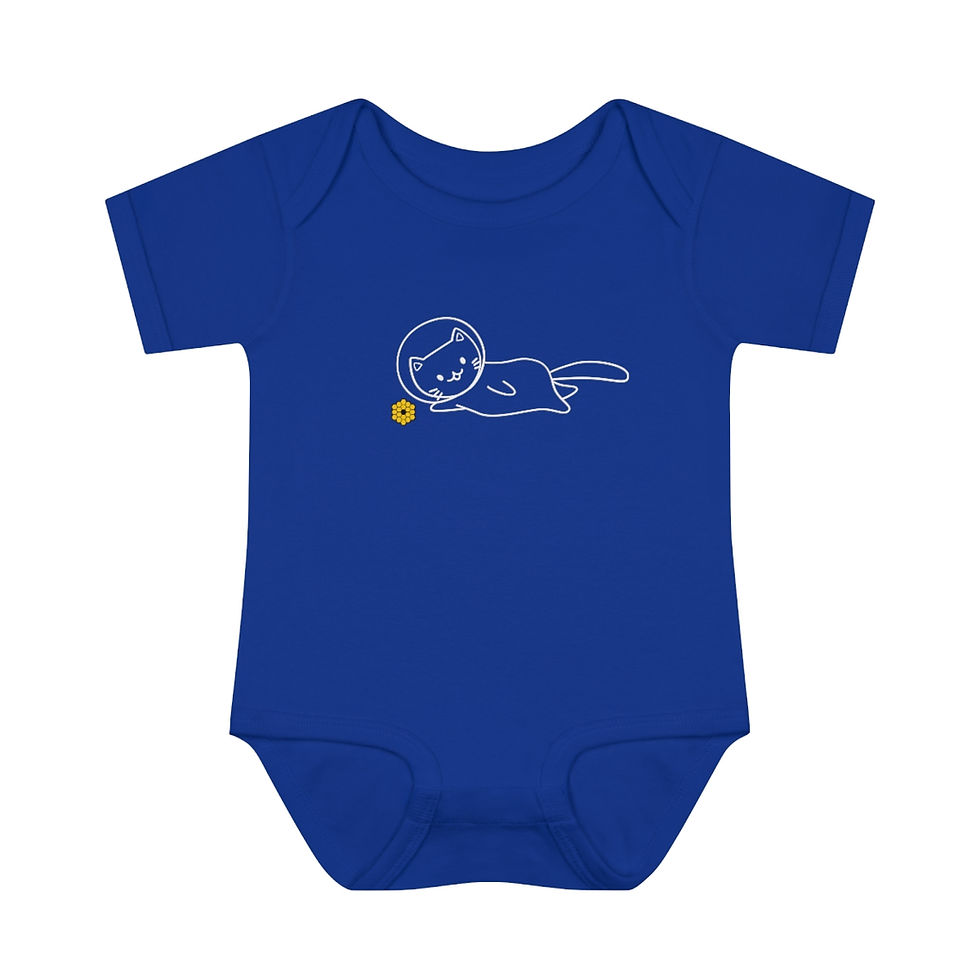 Thumbnail: Infant Baby James Webb Space Telescope - JWST Space Cat Bodysuit