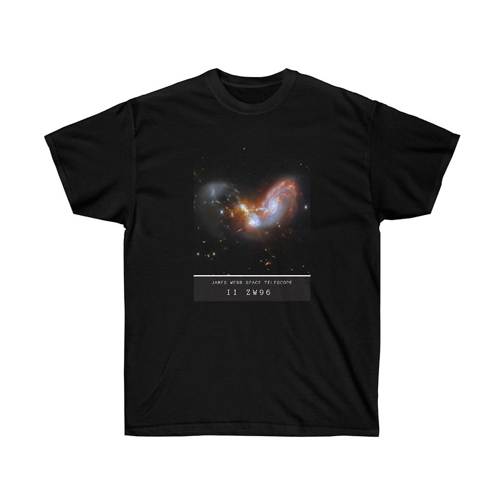 Thumbnail: II ZW96 - Men's James Webb Space Telescope T-Shirt - JWST