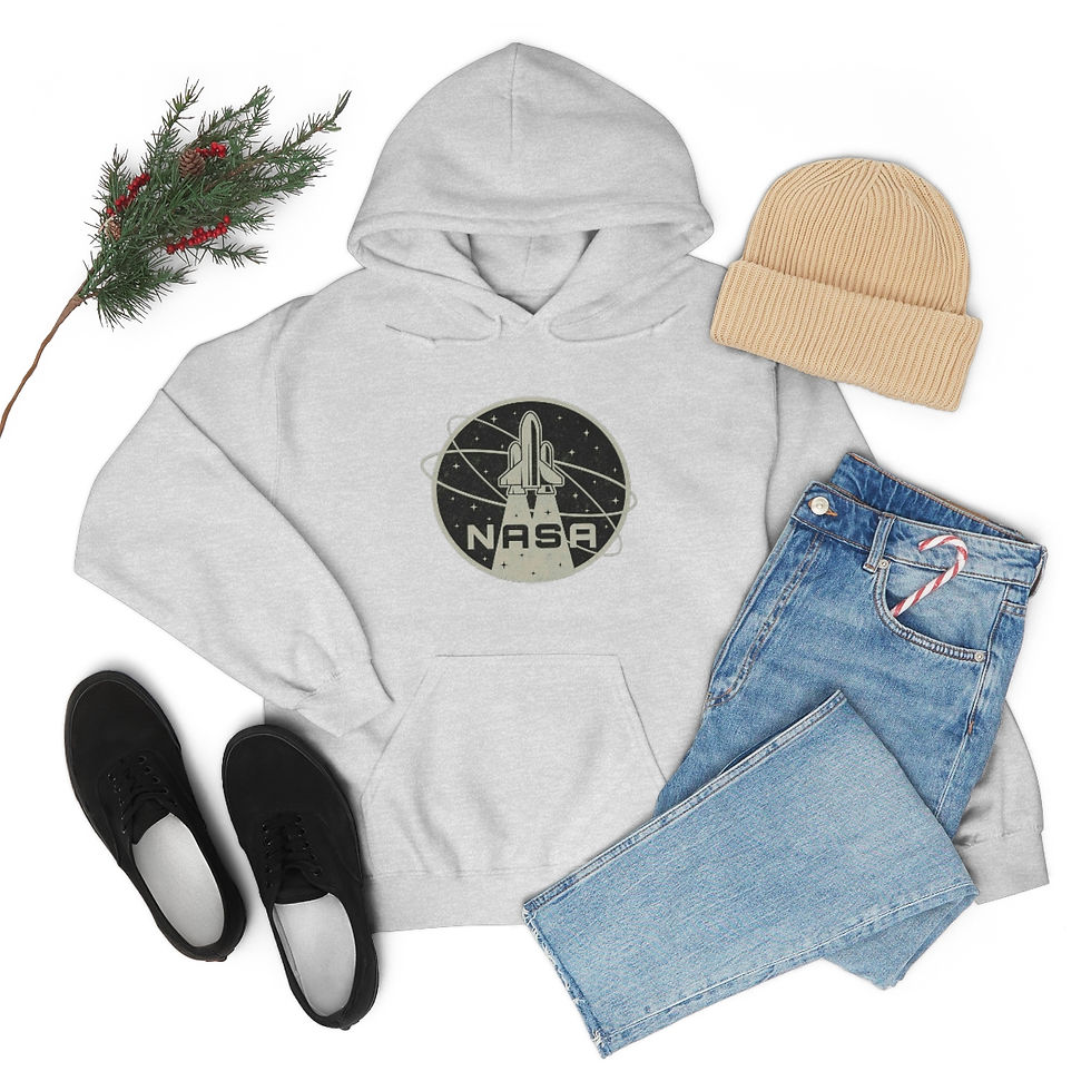 Thumbnail: Women's NASA Meatball Rocket Hooded Sweatshirt