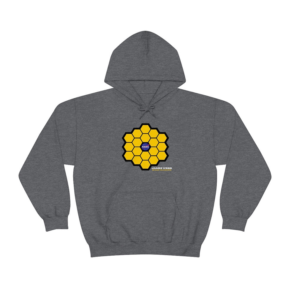 Thumbnail: Men's James Webb Space Telescope - Nasa Honeycomb Hooded Sweatshirt