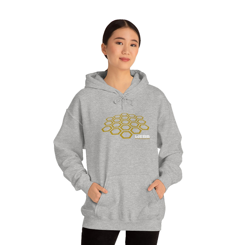 Miniature : Women's James Webb Space Telescope Warped Honeycomb Hooded Sweatshirt