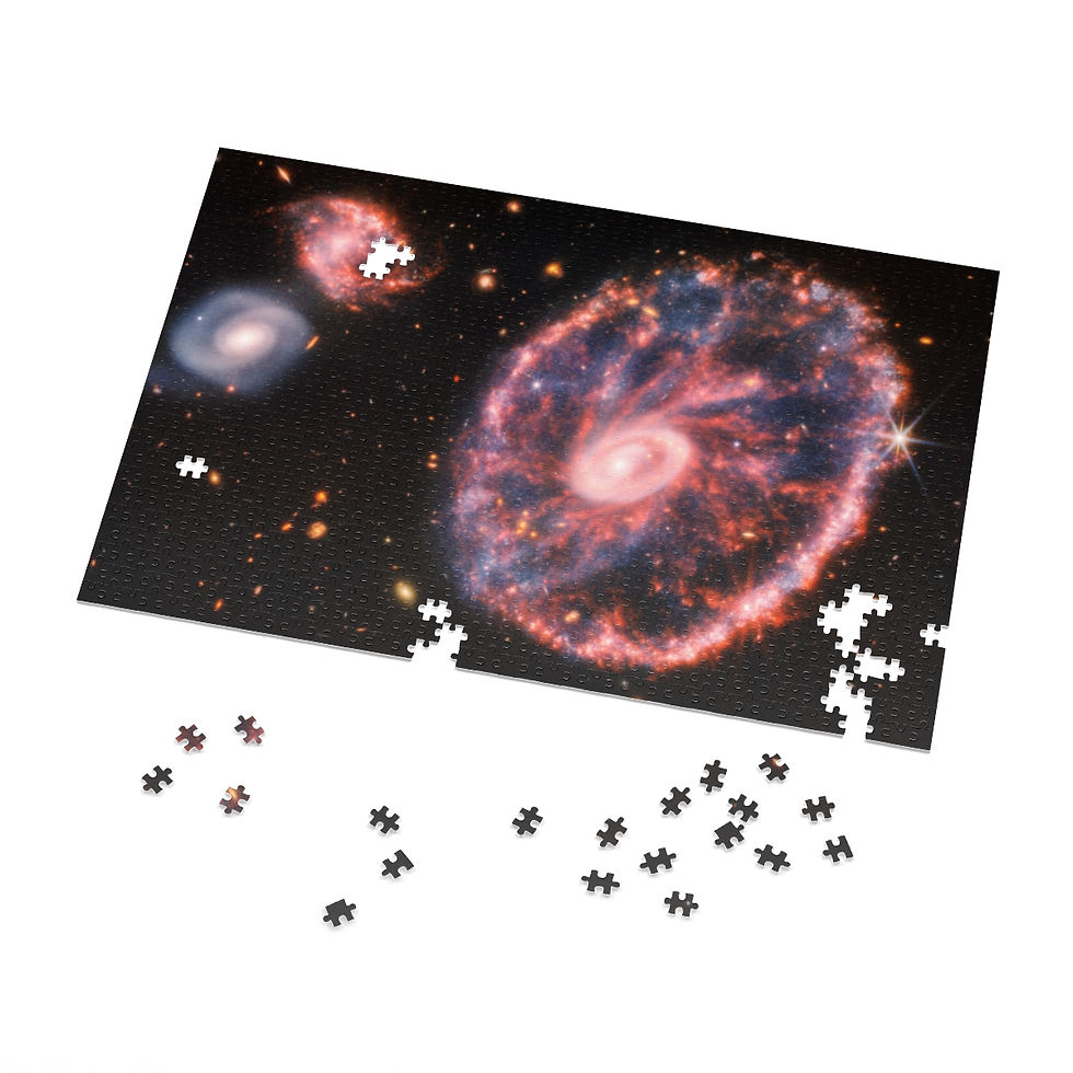 Miniature : James Webb Space Telescope Cartwheel Galaxy Jigsaw Puzzle (500-1000 Piece)