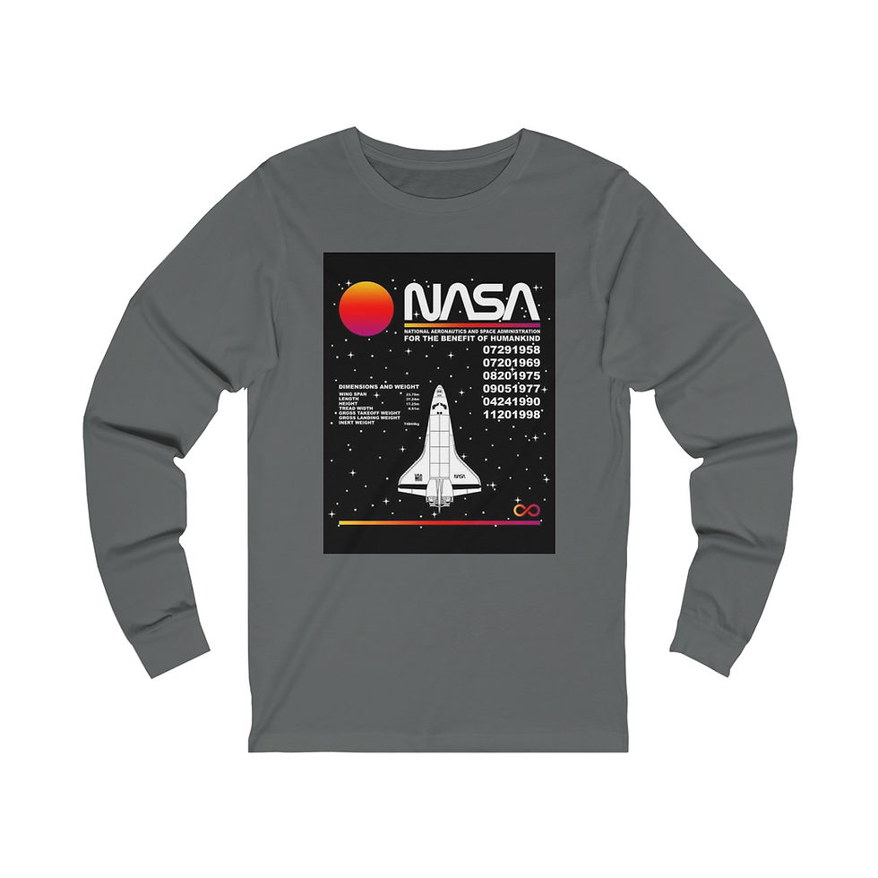 Miniature : Men's James Webb Space Telescope Honeycomb Long Sleeve Shirt