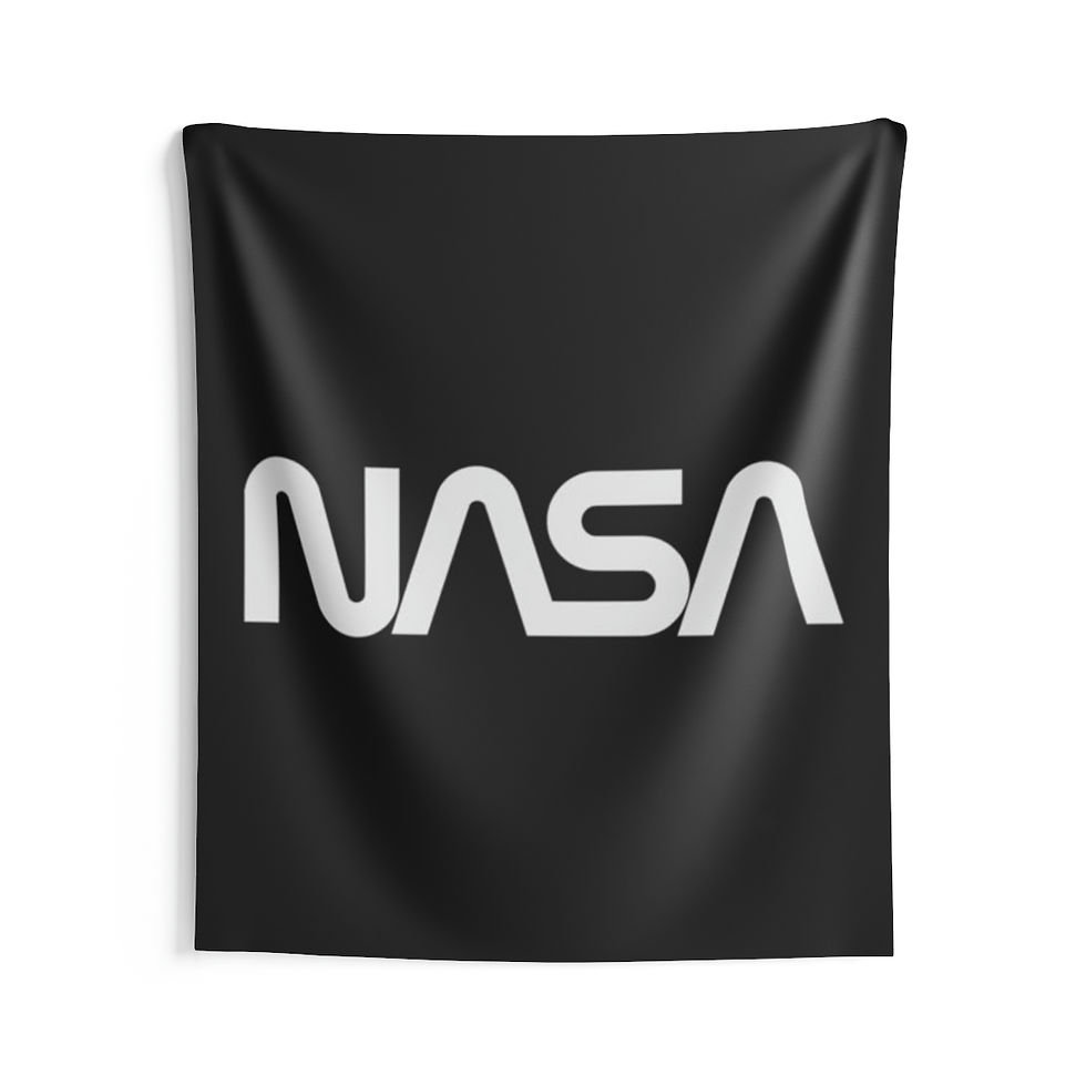Thumbnail: NASA Worm Logo - Indoor Wall Tapestries - Multiple sizes