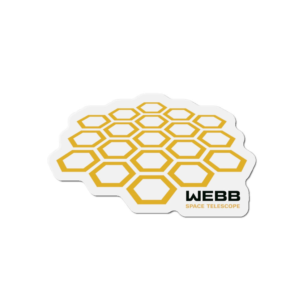 Miniature : JWST Magnet - Warped Honeycomb - James Webb Space Telescope