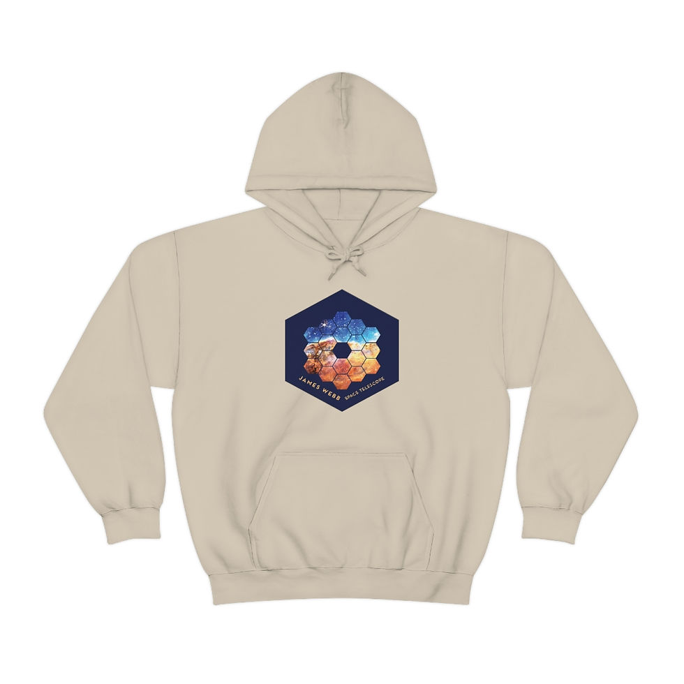 Miniatura: Men's James Webb Space Telescope Hexagon Logo Hooded Sweatshirt