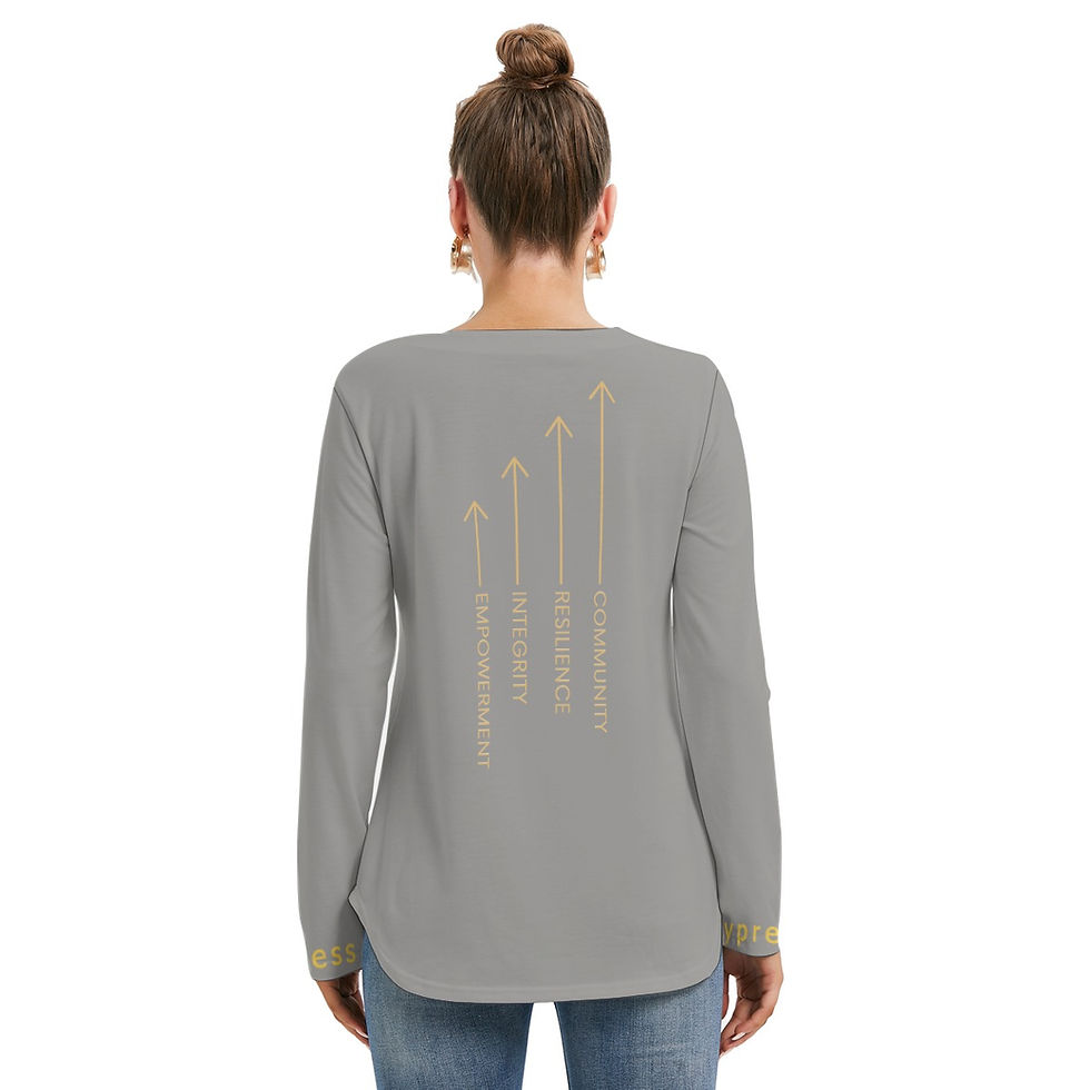Thumbnail: Women's Long Sleeve Neckline Tie Sweatshirt