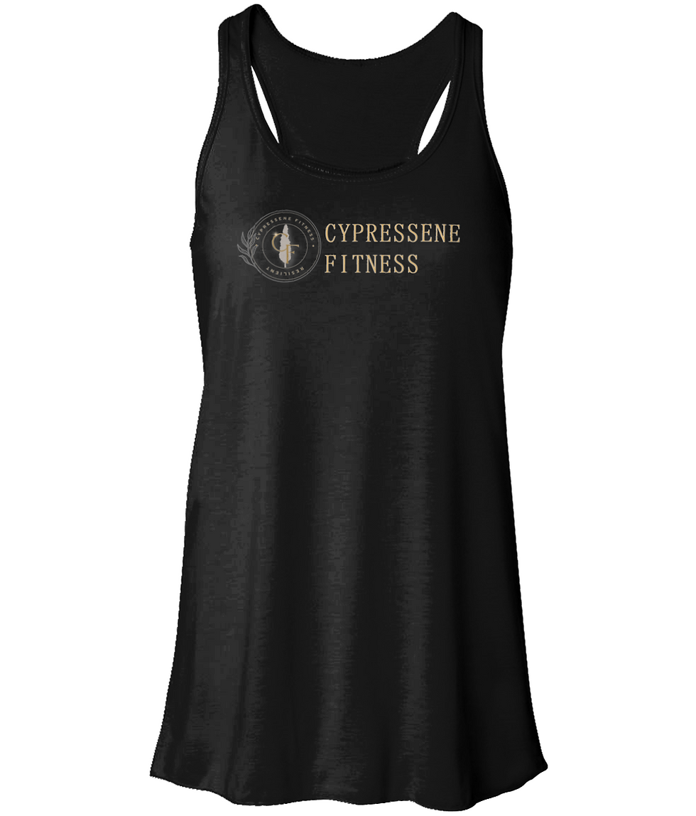 Thumbnail: Flowy Racer Back Tank Top- LOGO