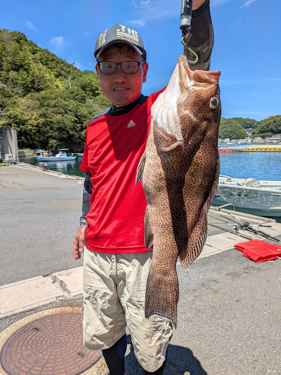 でもやっぱりここはオオモンハタ。でかい！