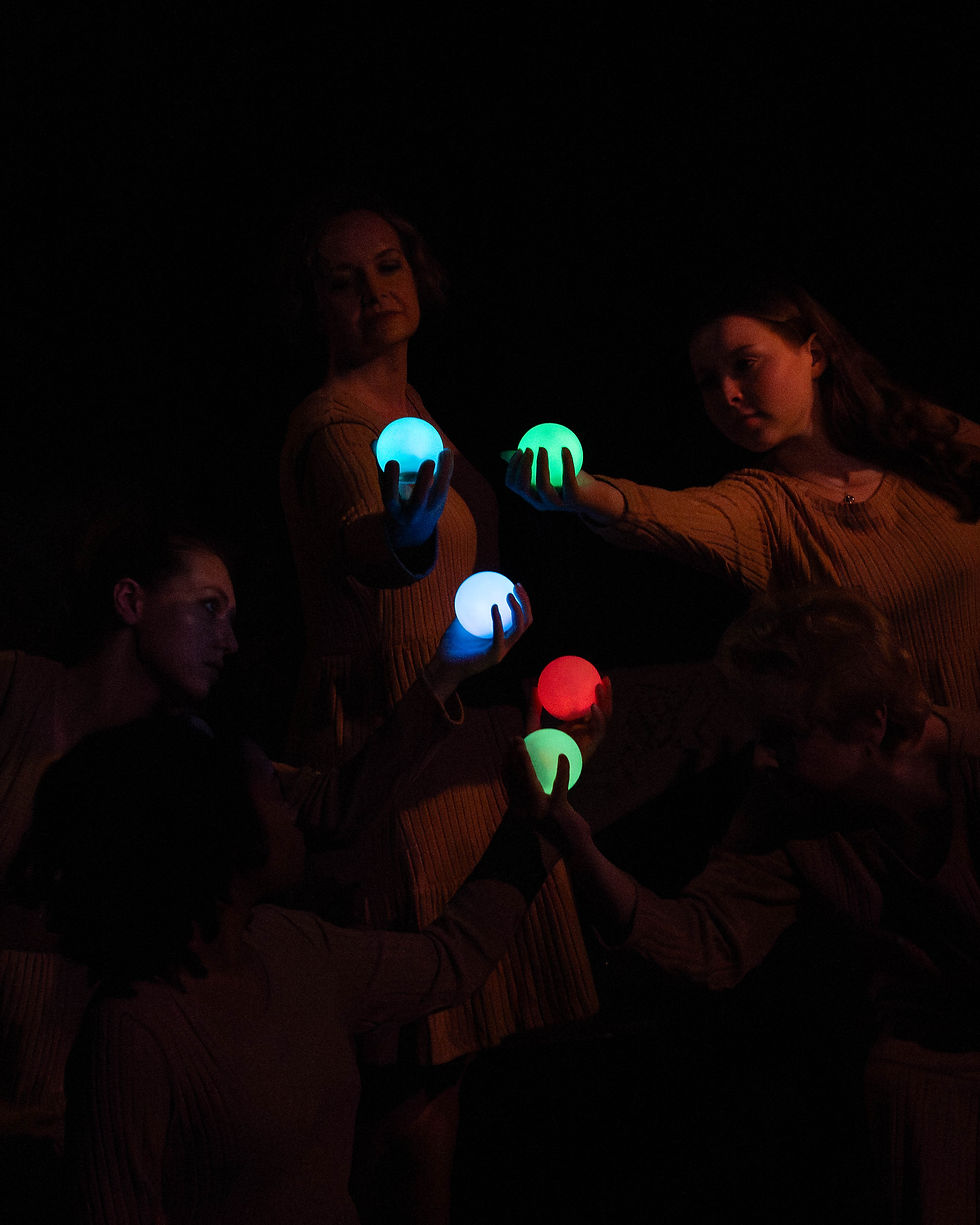 From left to right: Asha-Ashanti Nzinga Turner, Irene Denniston, Elizabeth Keith, Daphne Wheeler, and Jeanne M. Adams. Photo credit: Hart Wood. Courtesy of Silver Spring Stage
