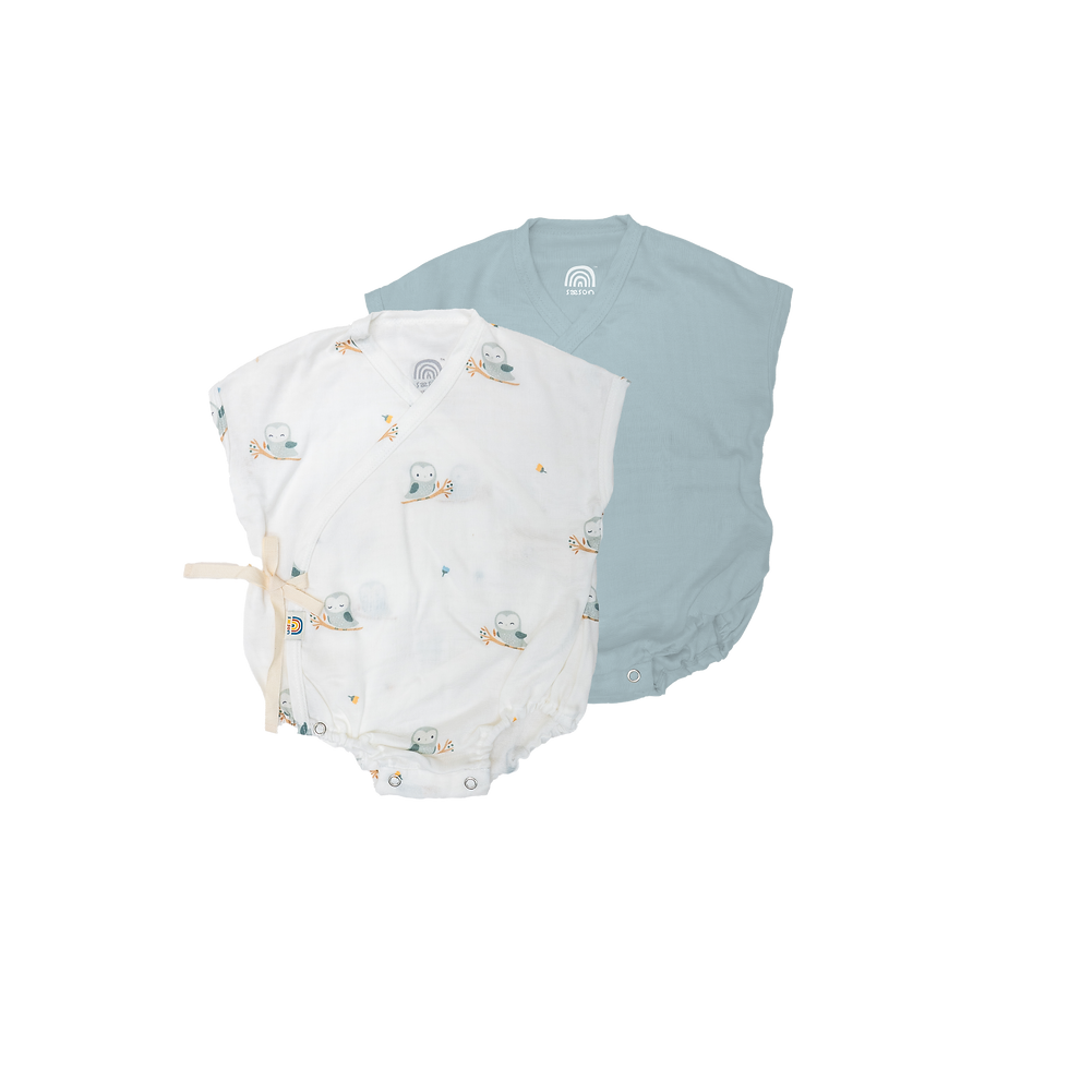 Thumbnail: Saeson Baby Bodysuits Short Sleeve Set