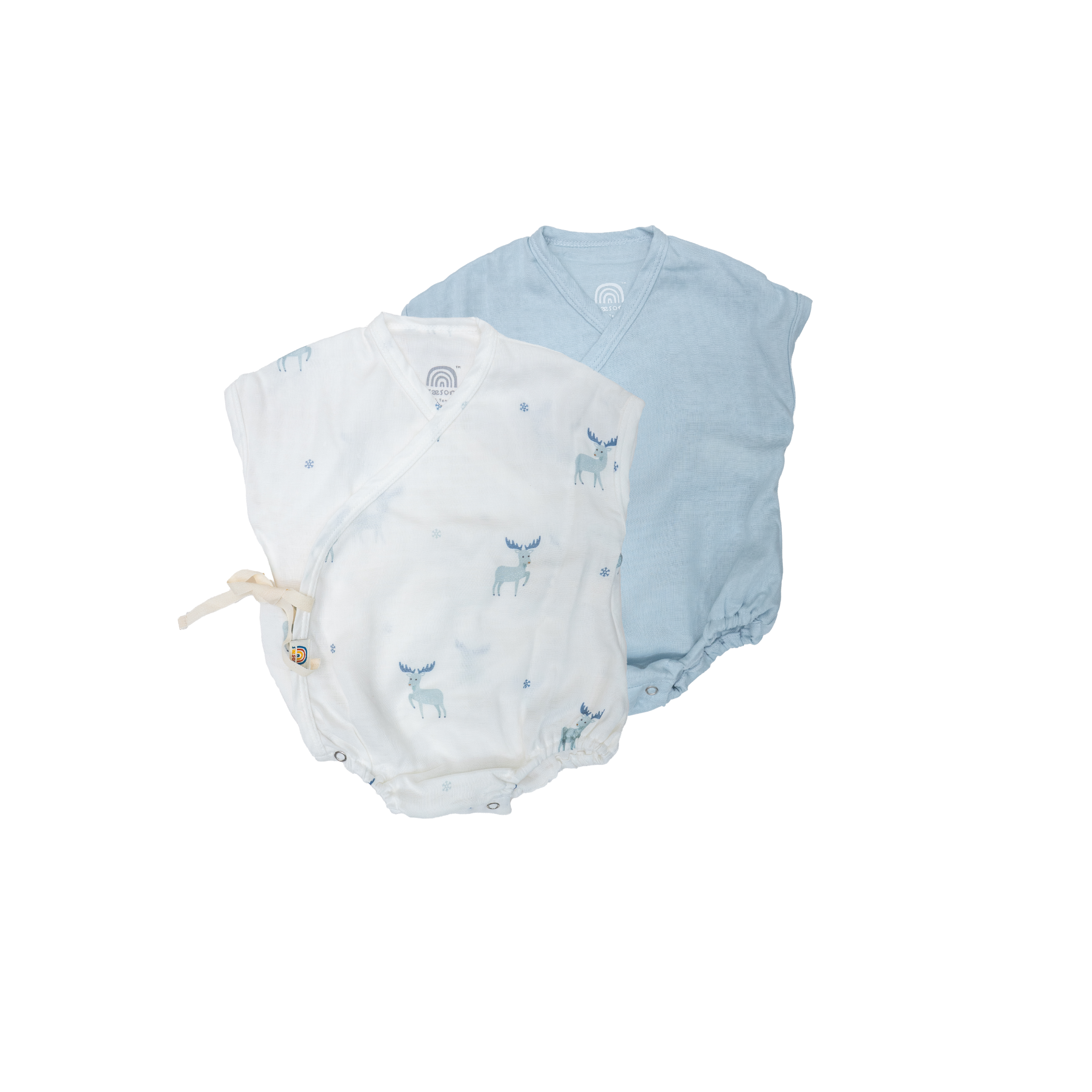 Saeson Baby Bodysuits Short Sleeve Set