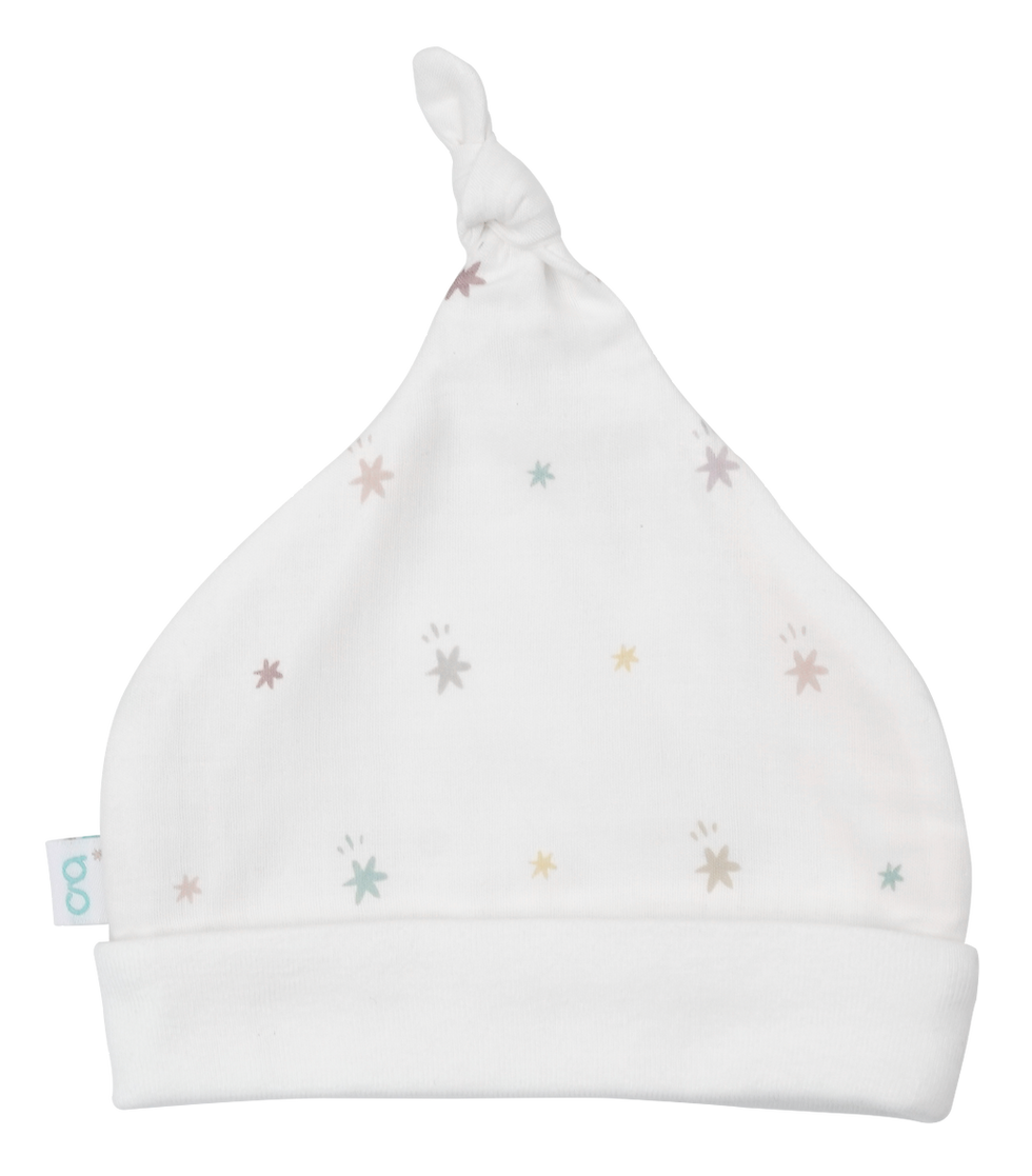 Thumbnail: Granny Ben Tencel Muslin Top Knot Beanie Hat