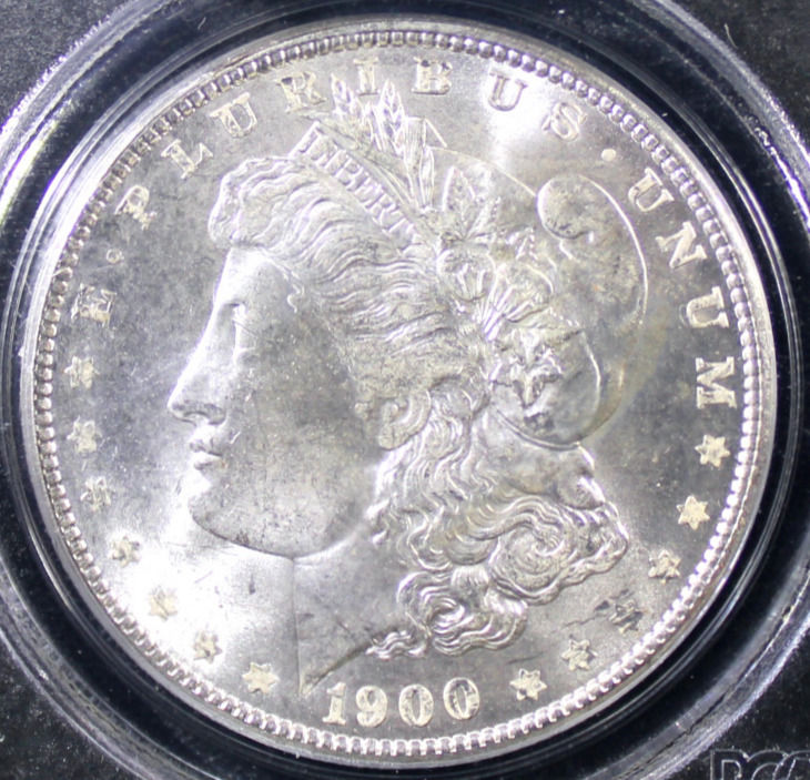 Thumbnail: 1900 Morgan Silver Dollar - PCGS MS-64 - Prized Early Green Holder