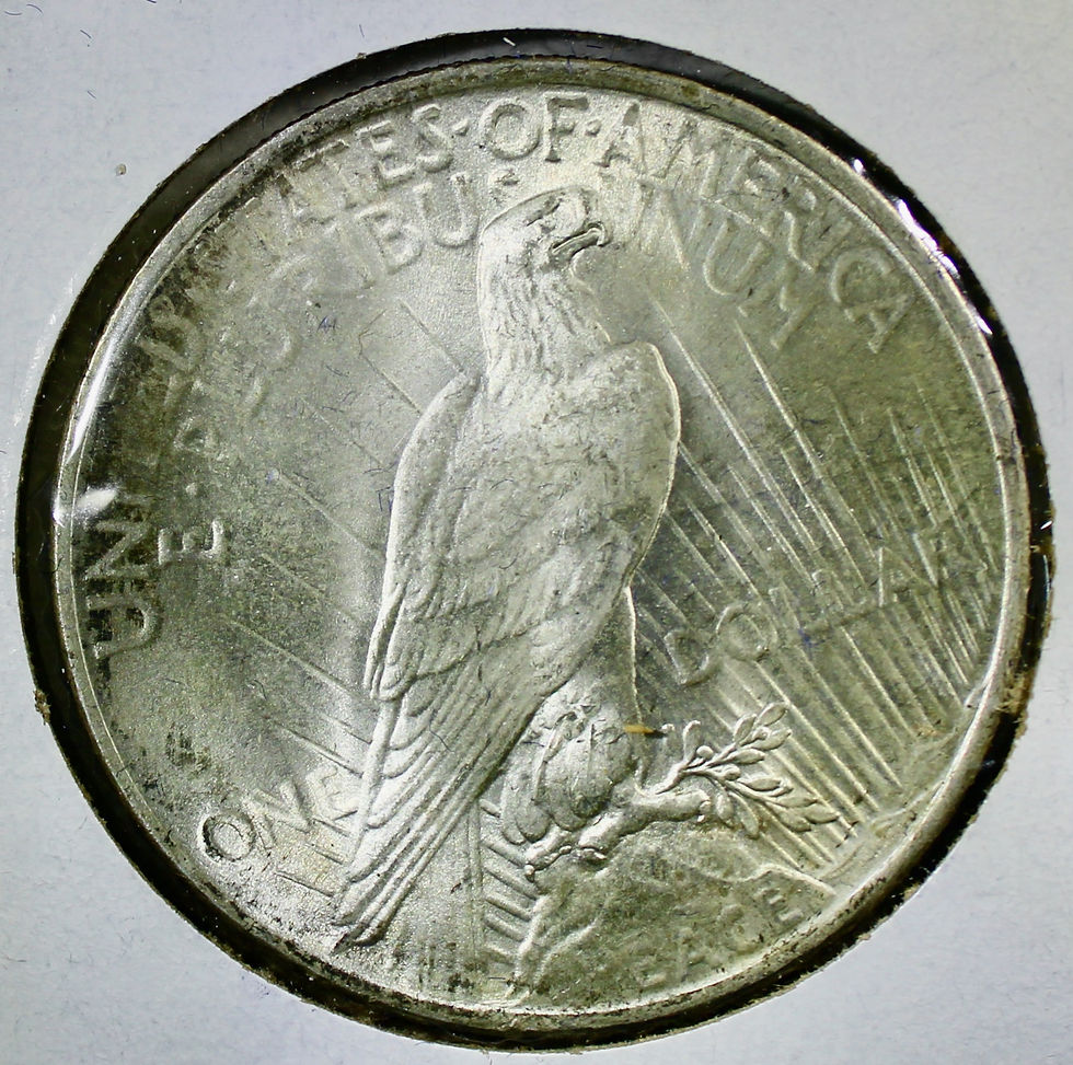 Thumbnail: 1925  Peace Silver Dollar - Uncertified BU - Well Struck - Cartwheel Luster