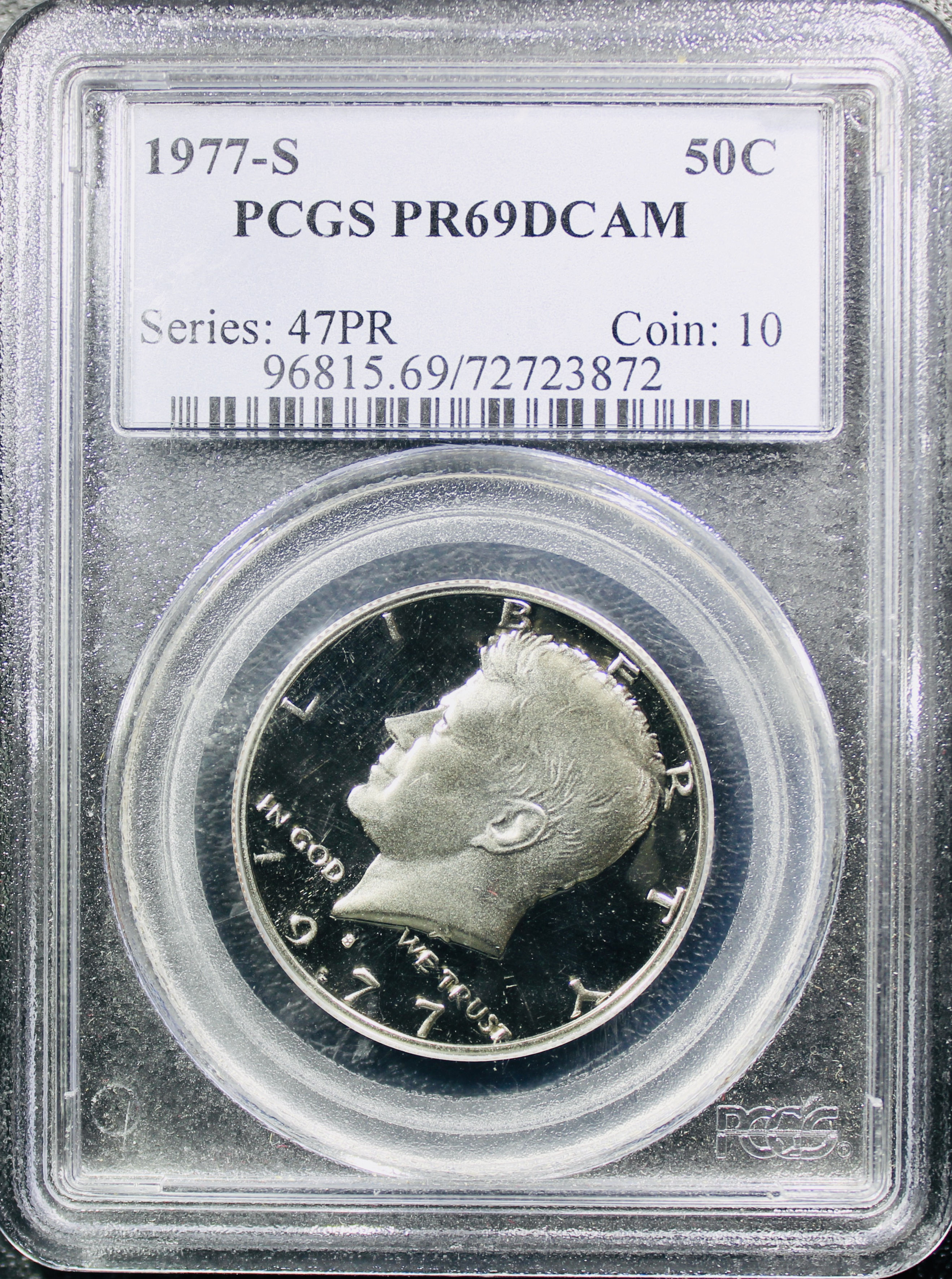 1977-S  Kennedy  Half Dollar  - PR-69 DCAM - Proof 69 Deep Cameo