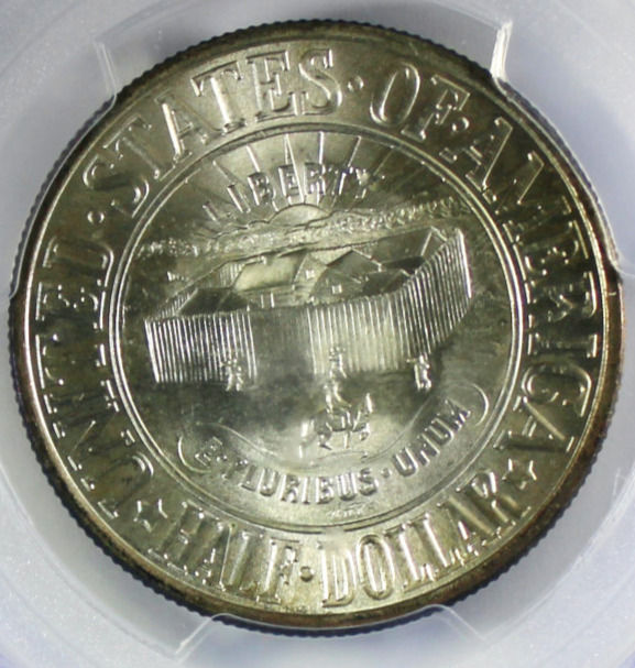 Thumbnail: 1936 York Silver Commemorative Half Dollar - PCGS MS-66 - Nice Color