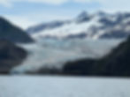 Mendenhall Glacier near Juneau, Alaska.