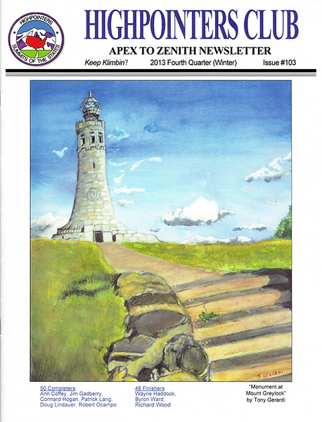 Highpointers Club Newsletter #103, 2013