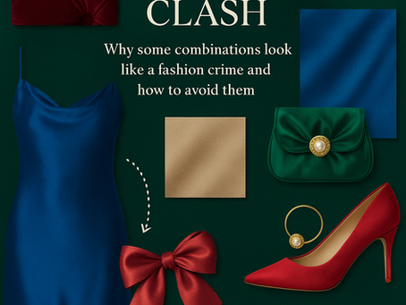 Fashion Crimes: Part 1 When Colors Clash Why some combinations look like a fashion crime and how to avoid them