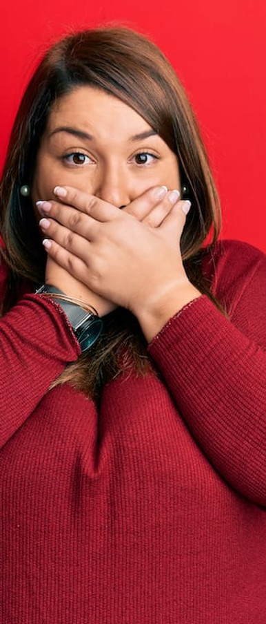Female shocked after checking Weight Loss Price