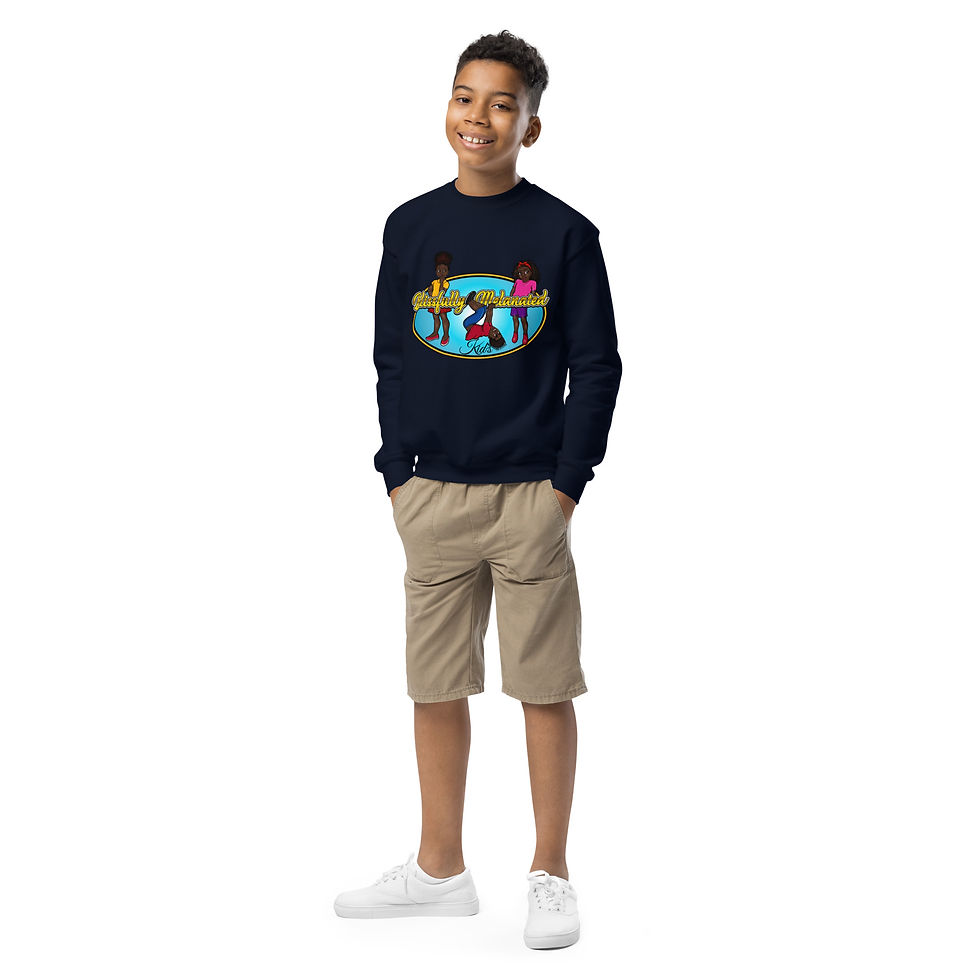 Thumbnail: Youth crewneck sweatshirt