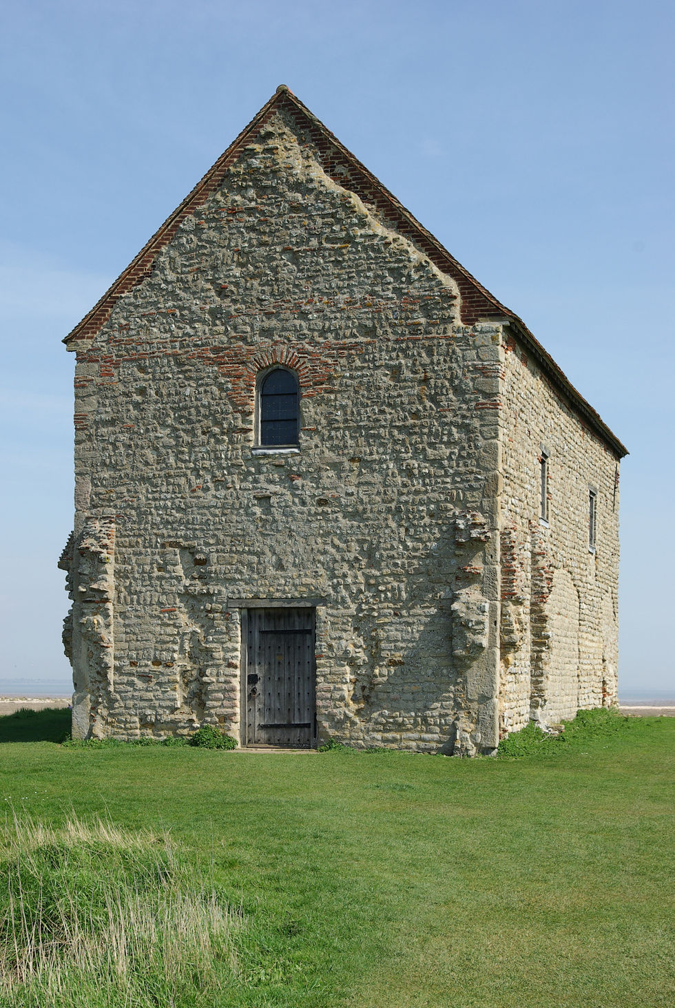 St Peter-om-the-wall end-on, so you can see the main door