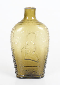A Coventry Glassworks Lafayette Flask