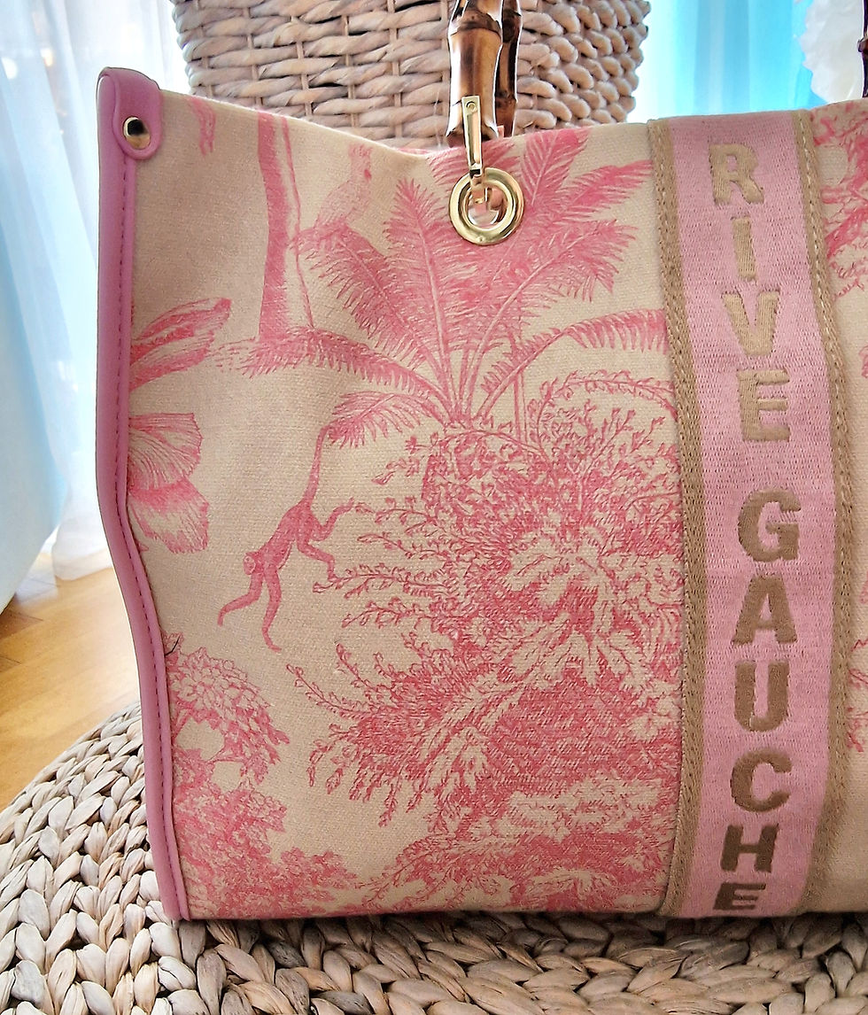 Miniatura: Sac avec anse en bambou