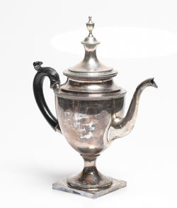 Silver Teapot, Samuel R Richards Jr, Philadelphia