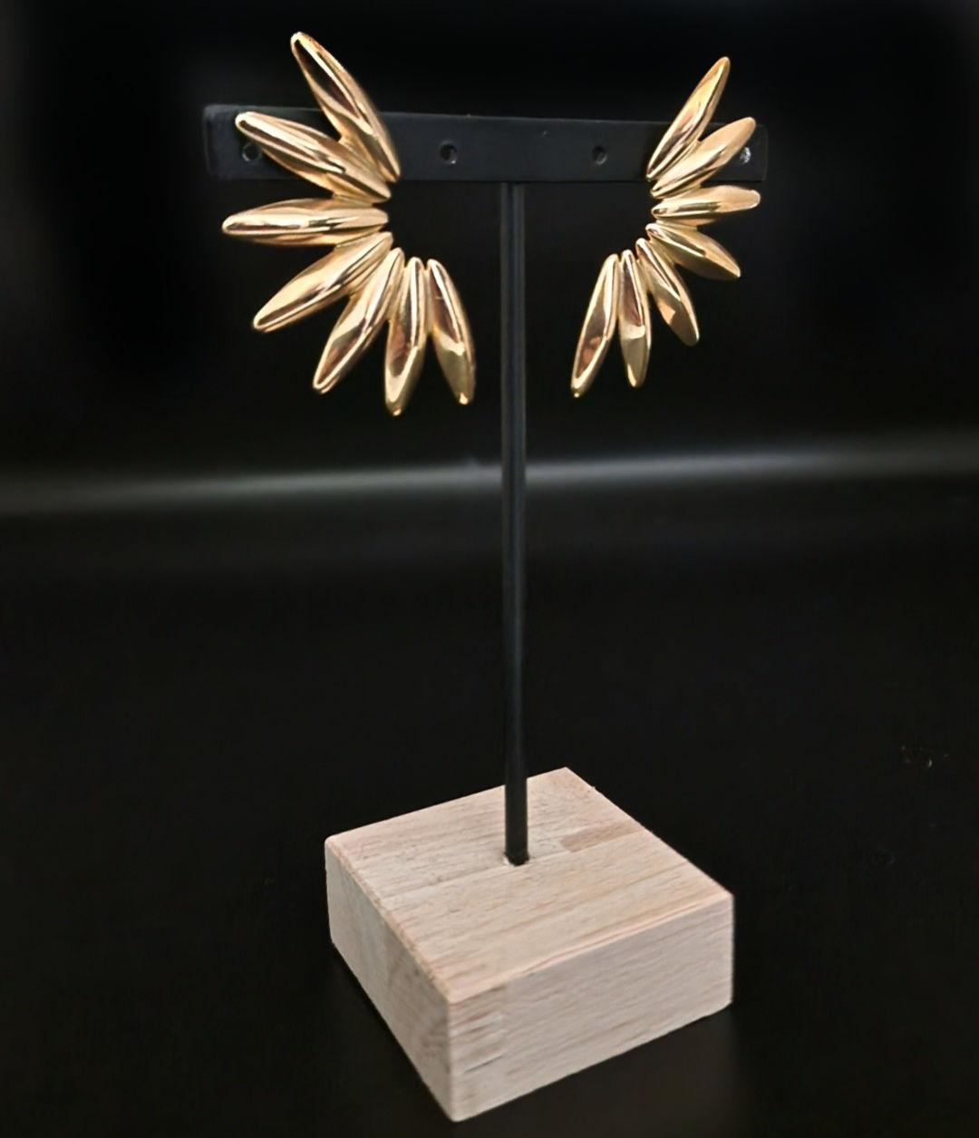 Boucles d'oreilles en acier inoxydable