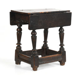 A James I Oak Joint Stool Table, Early 17th Century
