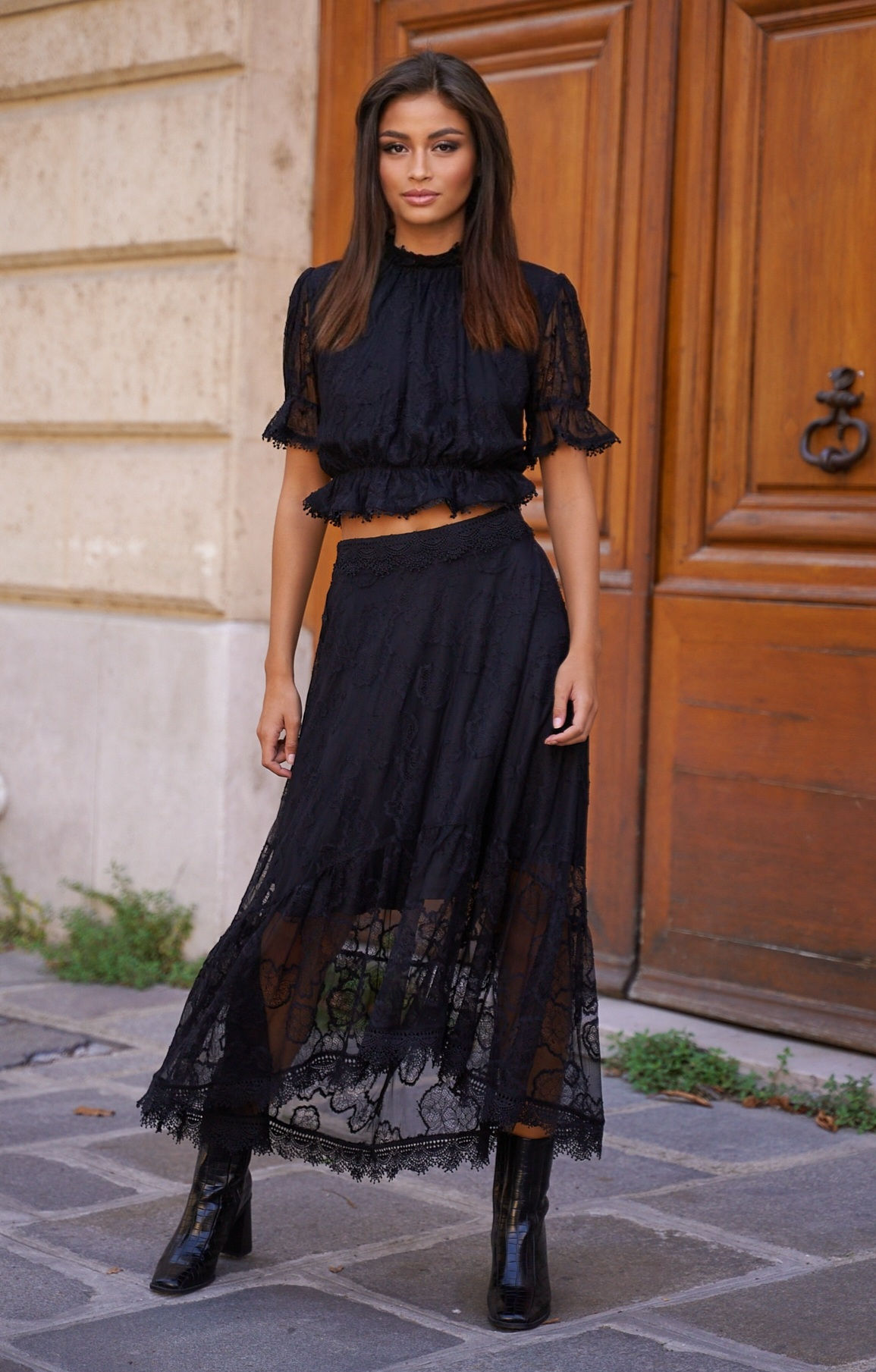 Ensemble en dentelle