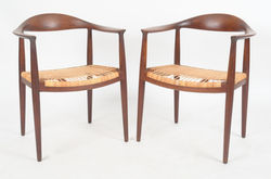 Hans Wegner, Pair 'The Chair' Johannes Hansen