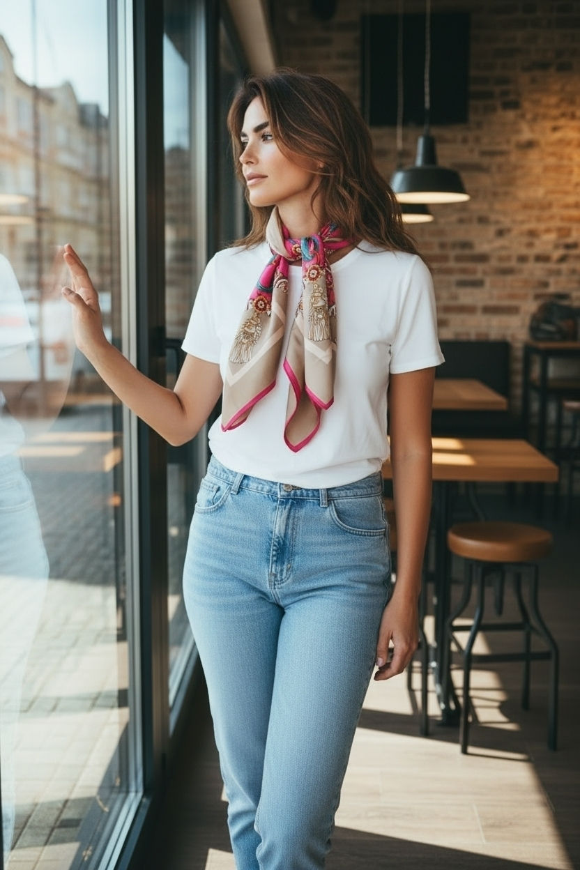Miniature : Petit foulard imprimé