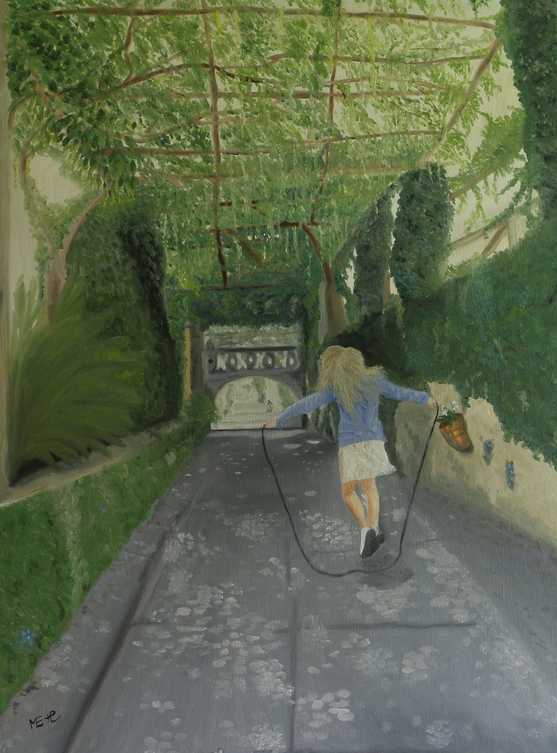 Titkos kert, 60x80 cm