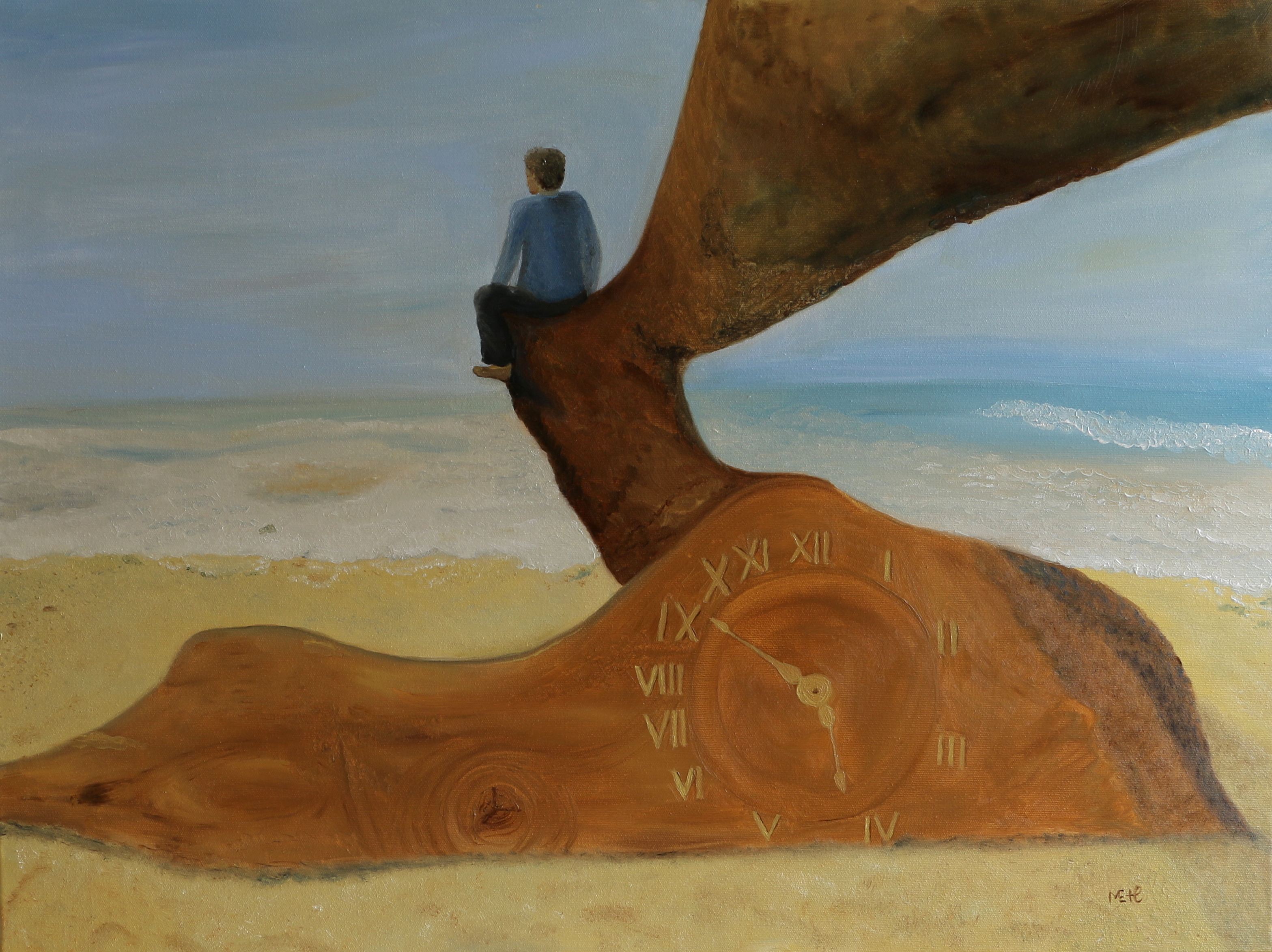 Szubjektív idő, 60x80 cm